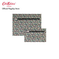 Cath Kidston Set of 2 Travel Bags Self Care  Green กระเป๋าเดินทาง กระเป๋าผ้า กระเป๋าผ้าลายดอกไม้ กระเป๋าแคทคิดสตัน