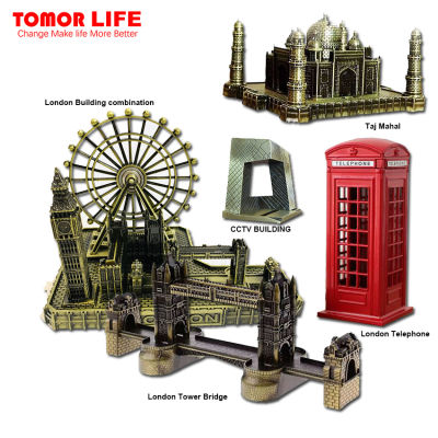 Tomor Life โมเดลอาคารสำหรับงานฝีมือโลหะอุปกรณ์ตกแต่งสถาปัตยกรรมทำจากอัลลอยสุดสร้างสรรค์