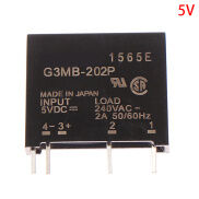 we07mkGc 1 chiếc DC-AC 5V 12V 24V Mô đun Rơ Le trạng thái rắn G3MB-202P