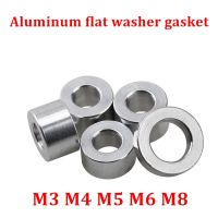 10pcs Aluminum Bushing Gasket M3 M4 M5 M6 M8 aluminum flat washer gasket CNC Sleeve No thread standoffs spacer Nails Screws  Fasteners