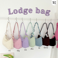 Lodge bag? กระเป๋าถือ เจ้าก้อน นุ่มนิ่ม สีแคนดี้ สไตล์เกาหลี ใส่ของได้จุกๆ กระเป๋าสะพายไหล่