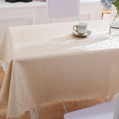 （HOT) ผ้าปูโต๊ะสี่เหลี่ยมผ้าปูโต๊ะสี่เหลี่ยมกันน้ำกันน้ำมันกันลวกผ้าตั้งโต๊ะทิ้งโต๊ะแปดอมตะ