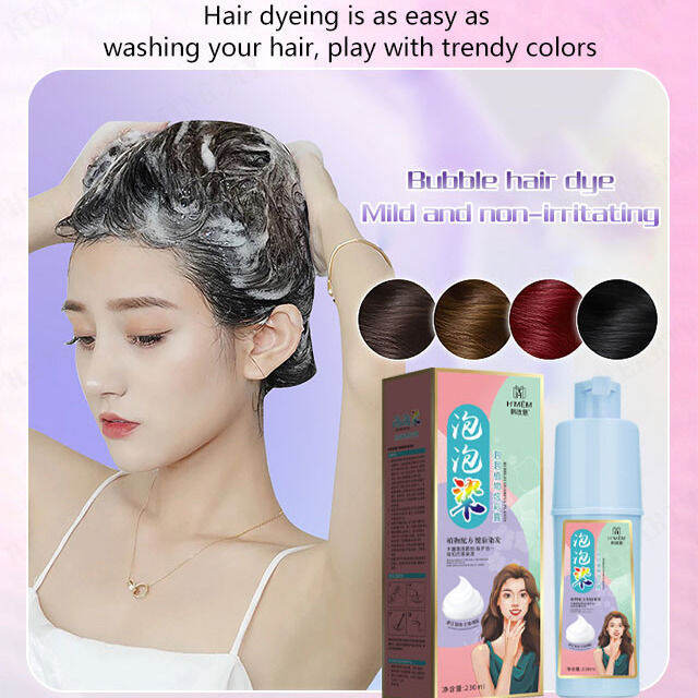 Heartwarming Hanmei's Bubble Hair Dye The Ultimate Hair Color Solution ...