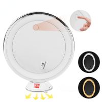 Flexible Makeup Mirror 10x Magnifying Mirrors With LED Mirror USB charging 14 Led Lighted Touch Screen Table Cosmetic Mirrors Mirrors