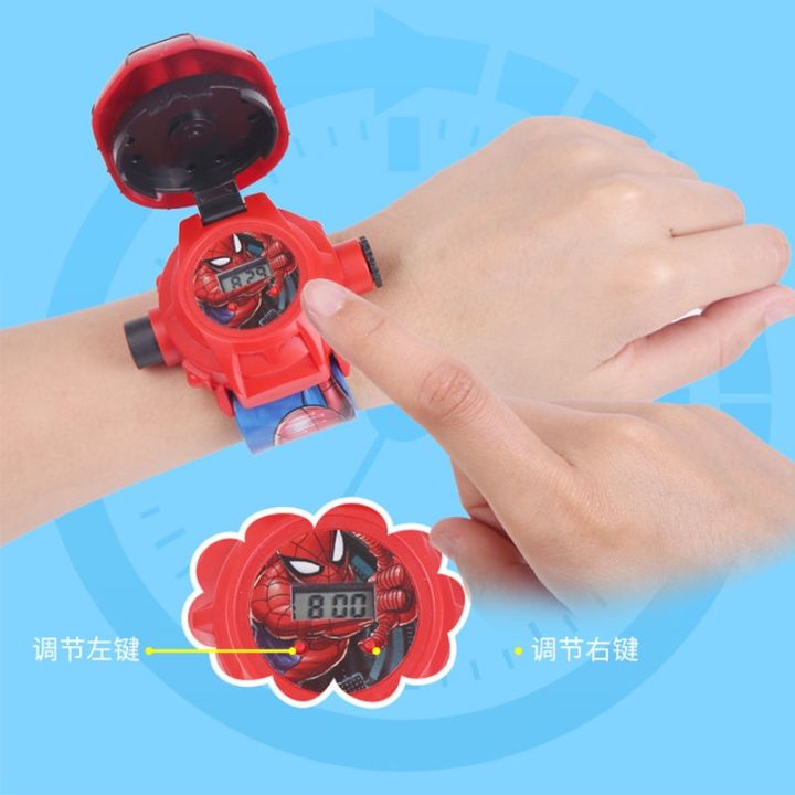 พร้อมส่ง-ของเล่น-paw-patrol-kids-watch-cartoon-3d-projection-projector-ของขวัญสำหรับเด็ก-ben10