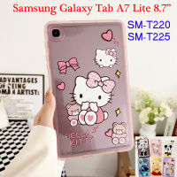 เคสสำหรับ Samsung Galaxy Tab A 7 A 7 Lite 8.7 SM-T225 SM-T220แฟชั่นพิมพ์ลายการ์ตูน Galaxy Tab A ผ้าคลุมโต๊ะกันกระแทก8.0 SM-T290 SM-T295