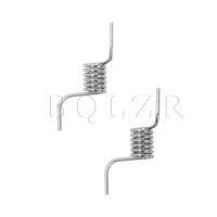 BQLZR 2Pieces Silver Refrigerator Divider Door Spring MHY62044106 for 2575ST Nails Screws Fasteners