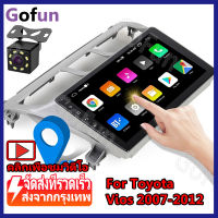 【2G RAM】วิทยุติดรถยนต์ 9 นิ้ว 2.5D IPS Android 11 สำหรับ Toyota Vios Yaris 2007-2012 ระบบนำทาง GPS สำหรับรถยนต์มัลติมีเดียสเตอริโอ BT Wifi