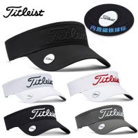 หมวกกอล์ฟ Titleist ของแท้ที่แห้งเร็วพร้อมที่บังแดดกอล์ฟแบบไม่มีส่วนบนสไตล์ MARKER Ball สำหรับผู้ชายและผู้หญิง J.Lindeberg¯ANEW¯DEFREEDOM Footjoymalbon Uniqlo♘卐