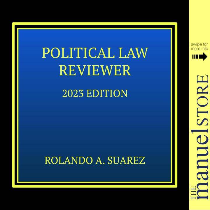 Suarez (2023) Political Law Reviewer by Rolando Public International