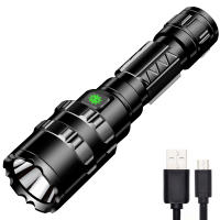 IMIKI LED flashlight super bright waterproof outdoor flashlight rechargeable zoom camping light