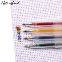 ▩ 1pc Cross Stitch Water Erasable Pens Fabric Markers 8 Color Water Soluble Pen Tailor Chalk Patchwork Needlework Sewing Accessory