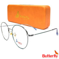 แว่นตา Fashion รุ่น Butterfly 6701 กรอบแว่นตา สำหรับตัดเลนส์ กรอบเต็ม แว่นแฟชั่น ชาย หญิง ทรงสปอร์ต sport วัสดุ สแตนเลส stainless steel ขาข้อต่อ รับตัดเลนส์