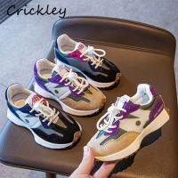 Fashion Patchwork Childs Shoes Slip On Girls Tennis Shoes Running Sport Shoes For Boys Soft Sole Comfortable Kids Sneakers