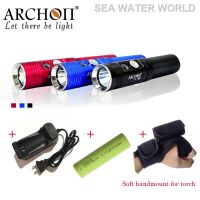 Sea With Recharger แบตเตอรี่18650 X1 Archon V10S ดำน้ำ860ลูเมน,ไฟฉายใต้น้ำไฟฉายดำน้ำลึกกันน้ำ ของขวัญ ของขวัญ ของขวัญ ของขวัญ ของขวัญ gift