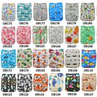 10Pcs/Lot Baby Nappies Adjustable Reusable Diaper Cover One Size Couche Lavable Washable Baby Cloth Pocket Diapers