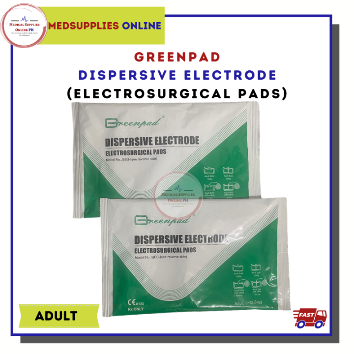 Medsuppliesonline Greenpad Dispersive Electrode Electrosurgical Pads