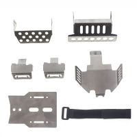 1/10 RC Chassis Armor Set Compatible For Traxxas TRX4 Car Metal Spare Parts Upgraded Modification Accessories