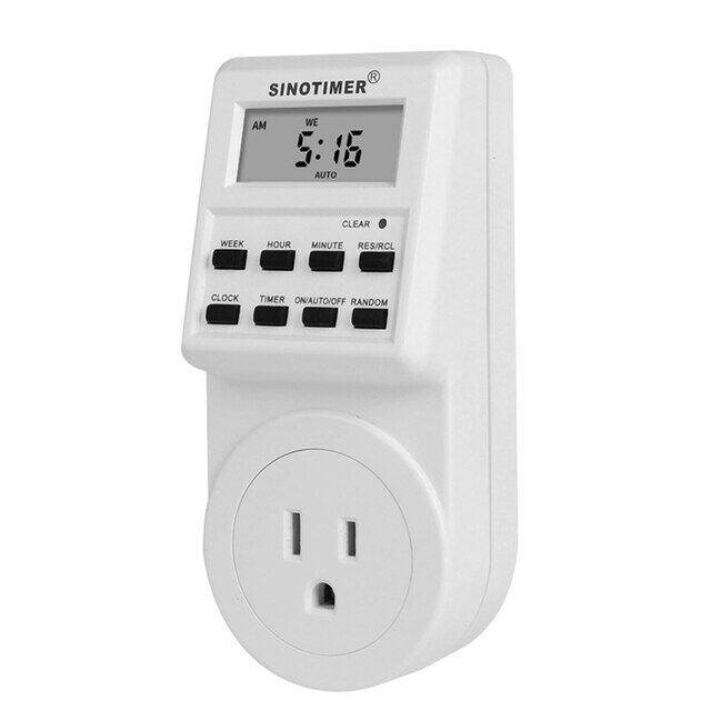Programmable Electrical Wall Plugin Power Socket Timer Switch Outlet