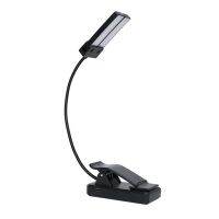 Double-Headed Rechargeable Clip-on Music Stand Light Eye Care Book Light