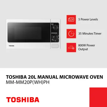 Toshiba MM-EM20P(WH) Microwave Oven 20 Liter