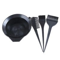 ✻❐❆ 4Pcs Hair Color Dye Bowl Comb Brushes Tool Kit Set Tint Coloring Dye Bowl Comb