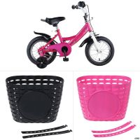 Bicycle Basket Hollow Children Bike Tricycle Scooter Storage Front Handlebar Plastic Carrier Cycling Kids Riding Shopping