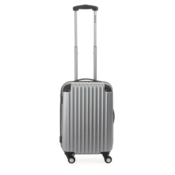 Travel Basic Ciao Caleb 20-Inch Small Hard Case Luggage in Silver ...