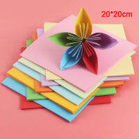 Rayua กระดาษโอะริงะมิ100x10สีกระดาษพับสองด้านสีสันสดใสงานฝีมือศิลปะ DIY