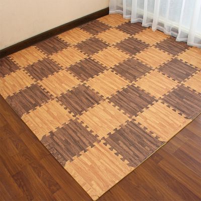 ☇۩ 8PCS 30cm Puzzle Play Mat Square Crawling Interlocking Tiles Floor Carpet Yoga Fitness Gym Exercise Mat