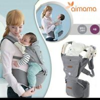 เป้อุ้มเด็กมีที่นั่ง เป้อุ้มลูก เกาหลี ai mama 2 in 1 Hip Seat สำหรับเด็กวัย 4 - 48 เดือน (เก็บเงินปลายทางได้)