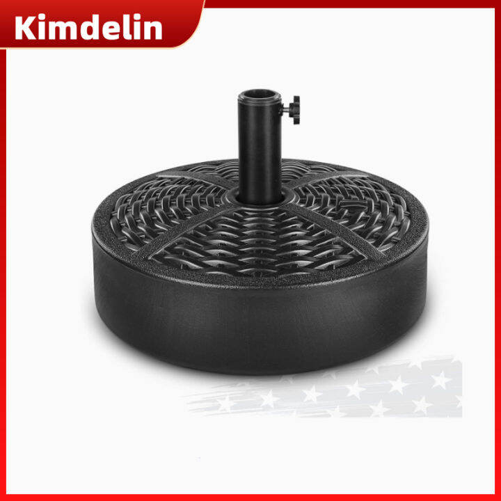 KIMDELIN Umbrella Base Square Outdoor Water Filled Stand Patio Market