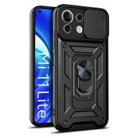 [Phone case]สำหรับ Xiaomi Mi 11 Lite กรณีกันกระแทกเกราะกรณีโทรศัพท์สำหรับ Xiaomi Mi11 Xiaomi11 Lite Ne 5กรัม Mi 11 Lite แสงแหวนแม่เหล็กปก