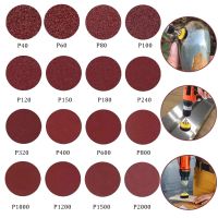 5 25Pcs 50 200mm Hook Loop Sanding Discs Aluminium Oxide Sandpaper 40 3000 Grit for Abrasive Drill Grinder Rotary Tools