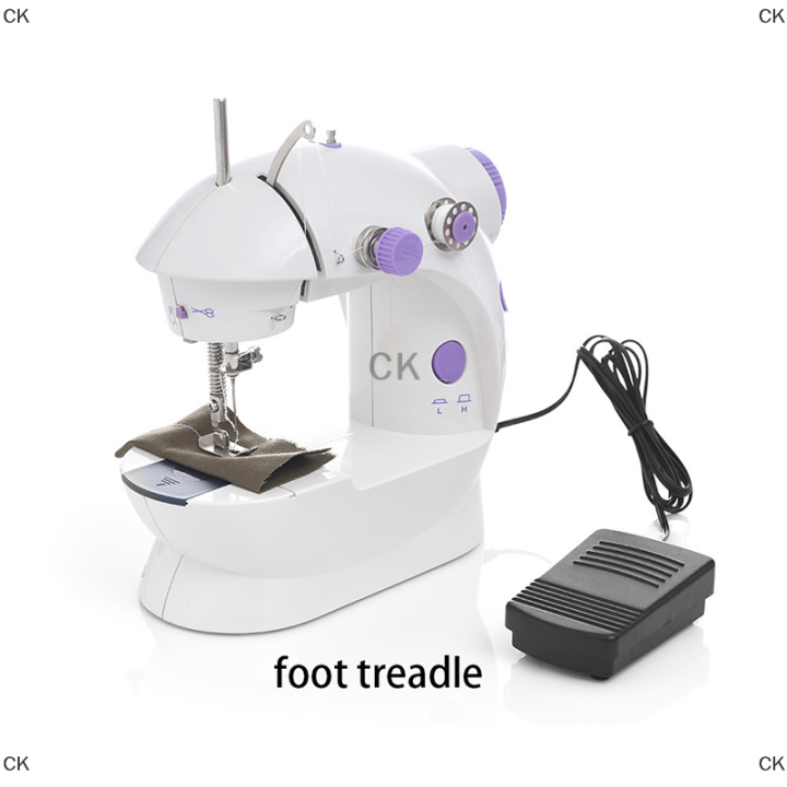 ck-ตัวควบคุมที่เหยียบเท้าอุปกรณ์จักรเย็บผ้าในบ้านแบบพกพาอเนกประสงค์