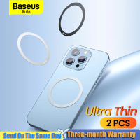 Baseus สติกเกอร์แหวนโลหะแม่เหล็ก,ที่ชาร์จไร้สายรถยนต์แผ่นเหล็กสำหรับ IP Samsung Xiaomi