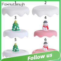 FOXNUTANUJH ซีล กันฝุ่น หมวก นำมาใช้ใหม่ ของตกแต่งคริสต์มาส ฝาครอบถ้วยคริสต์มาส ฝาครอบถ้วยดูด ฝาครอบถ้วยซิลิโคน