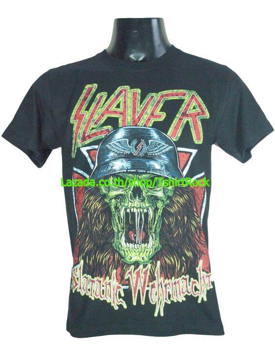 เสื้อวง-slayer-สเลเยอร์-ไซส์ยุโรป-เสื้อยืดวงดนตรีร็อค-เสื้อร็อค-slr1127-ส่งจากไทย