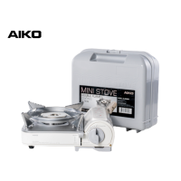 AIKO #AK-8000R สีขาว เตาแก๊สมินิมอล 2.1 kw (ไม่แถมแก๊ส)  ***รับประกัน 1 ปี