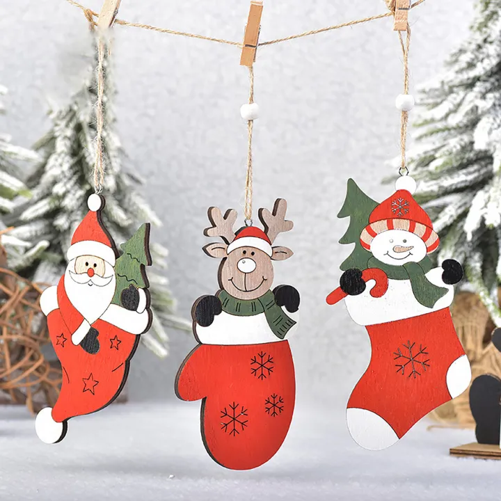 About $3 Wooden Decorations For Home Árvores De Natal Decoradas, Enfeites De árvore De Natal, Feliz Natal | Wooden Christmas Tree Pendant Santa Claus Pattern Home Decoration Decoration About $3 Wooden Decorations For Home Árvores De Natal Decoradas, Enfeites De árvore De Natal, Feliz Natal | Wooden Christmas Tree Pendant Santa Claus Pattern Home Decoration Decoration
