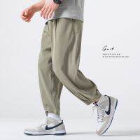 CODhuanglan212 ?READY STOCK? Summer Light And Thin New Loose Harlan Small Foot Straight Casual Capris Mens Pants