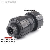 ✎◎ 20 63mm Hi-Quality UPVC Check Valve Double Union Non-return Value Preventing Back Flow Water Pipe Valve Connectors