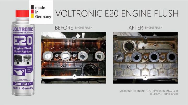ถูกที่สุดในโลก-voltronic-e20-engine-flush-สารทำความสะอาดเครื่องยนต์ก่อนเปลี่ยนถ่ายน้ำมันเครื่อง-300-ml