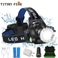 hot！【DT】 T20 TL900 Headlamp USB Rechargeable  Sensor Headlight Front Flashlight Fishing Camping