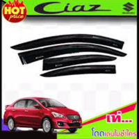 กันสาด/คิ้วกันสาด Suzuki Ciaz สีดำ