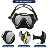 Sysports tempered glass diving Goggles snorkeling Set Silicone Anti-Fog anti Leakproof diving For s