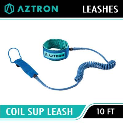 Aztron 10.0 Sup Leash Coil Leash/Sup สายรัดข้อเท้าสำหรับผู้เล่นบอร์ดยืนพาย พายบอร์ด ซัพบอร์ด Supboard ISUP stand up paddle board