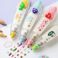 Kawaii Animals cat dog Owl Press Type Decorative Correction Tape Diary Stationery School Supply Correction Liquid Pens