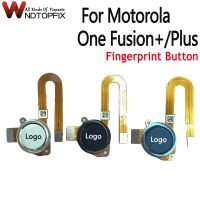 Tested For Moto one Fusion Plus FingerPrint Sensor Button Touch ID Scanner Key Flex Cable Ribbon For Moto oneFusion Home Button