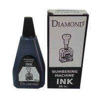 หมึกเติมเครื่องรันนิ่งนัมเบอร์ Diamond 50 CC สีดำ